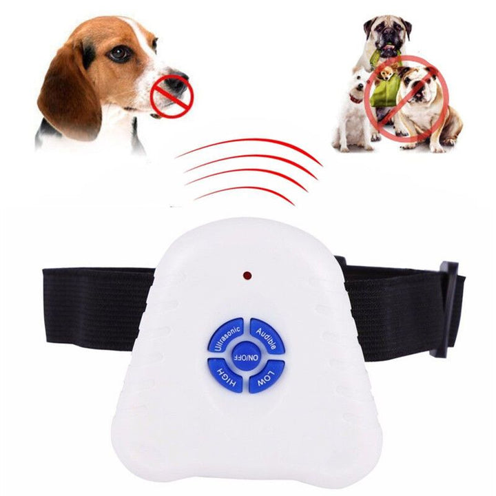 Ultrasonic Stop Dog Barking Anti Bark Collar Pet Training Collar Control Aid