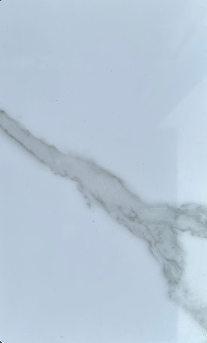 White & Grey Marble Panel - Palida Blanco