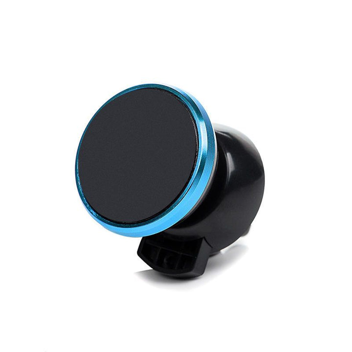 Magnetic Air Vent Mobile Phone Holder Universal 360 Magnet in Car Mount Holder-Blue