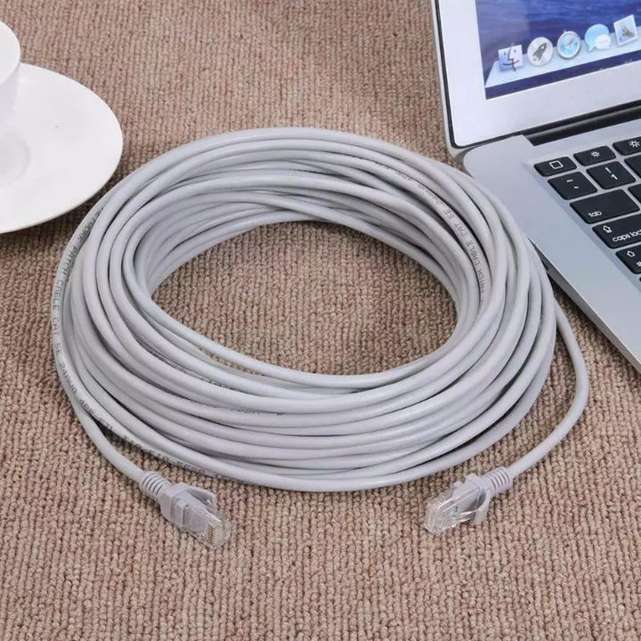 1M - 30M Grey Cat5E RJ45 Ethernet Cable