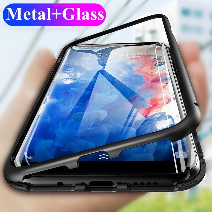 360 Metal Bumper Shockproof Magnetic Phone Case Cover for Samsung Galaxy S8