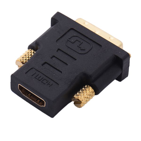 DVI 24+1 DVI-D Female to HDMI Male Video Adapter Converter for PS4 HDTV PC