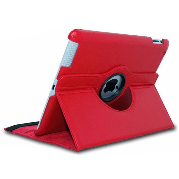 360Â° Rotating Flip Folio Leather Stand Case Cover for Apple iPad 2 iPad 3 iPad 4