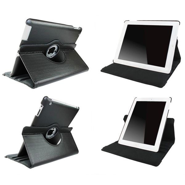 360 Rotating Folding Folio Leather Stand Case Cover for iPad Air 1st Generation