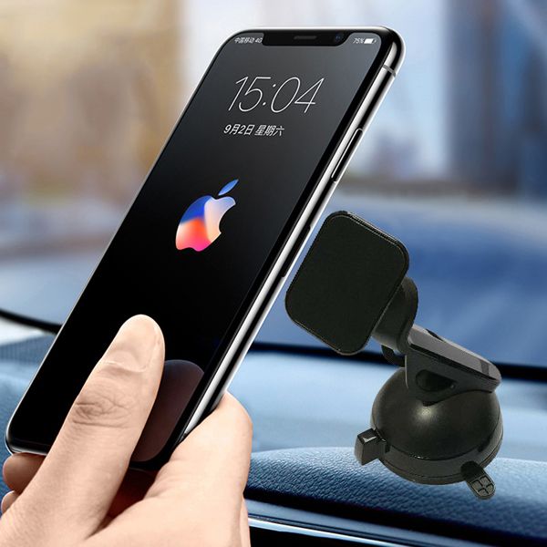 Universal In Car Magnetic Phone Holder fits Dashboard 360Â° Mount Cradle Stand