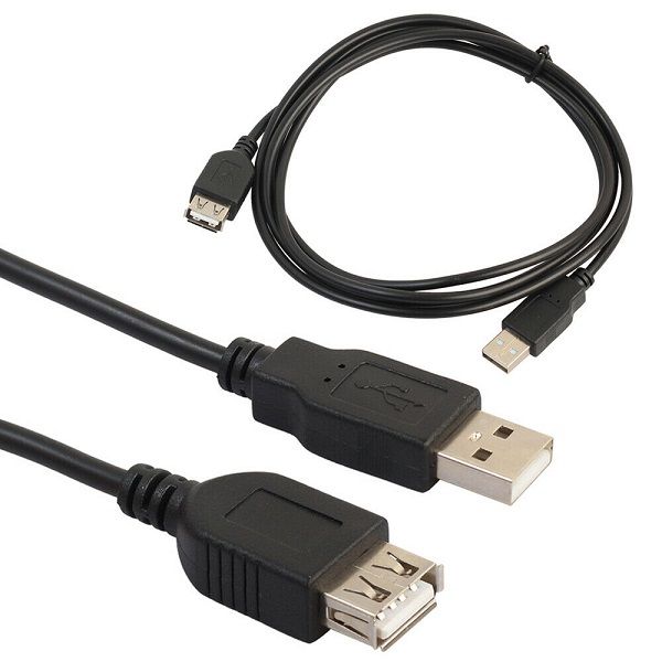 USB 2.0 EXTENSION Cable A Male Plug - A Female Socket Lead