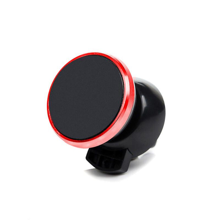 Magnetic Air Vent Mobile Phone Holder Universal 360 Magnet in Car Mount Holder-Red