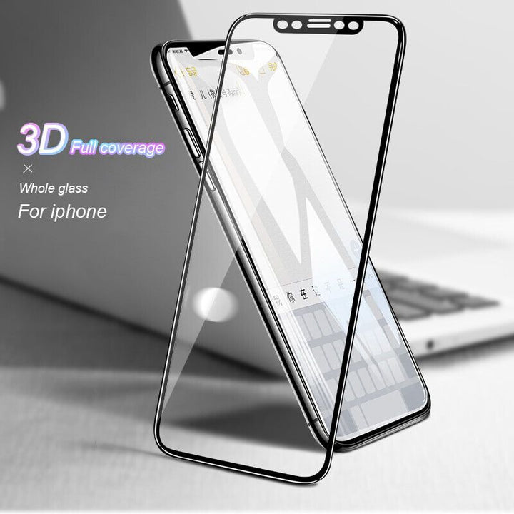 3D Full Cover Front Tempered Glass Film Screen Protector for Apple iPhone XS Max