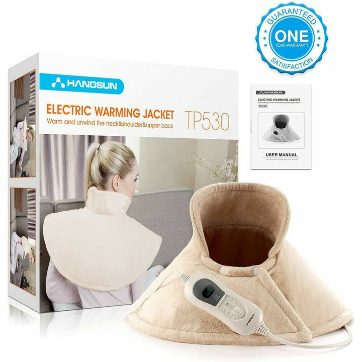 Hangsun Electric Warming Jacket Heating Pad Neck Shoulder Pain Relief TP530