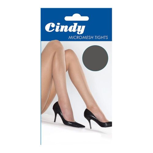 Cindy Womens Sexy 20 Denier Micromesh Knee High Grey Tights Stocking Socks