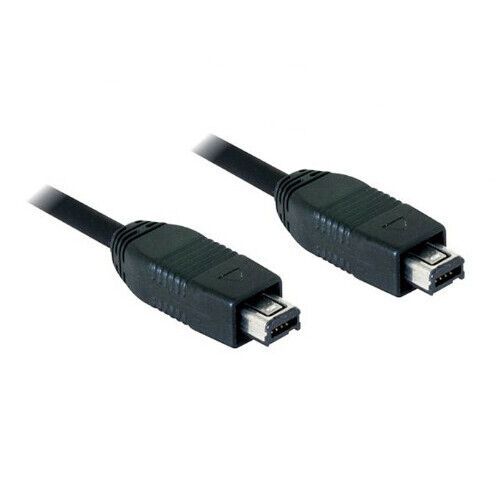 2M USB 2.0 Mini 4 Pin Hirose Male to 4-Pin Hirose Male Cable Lead Wire - Black