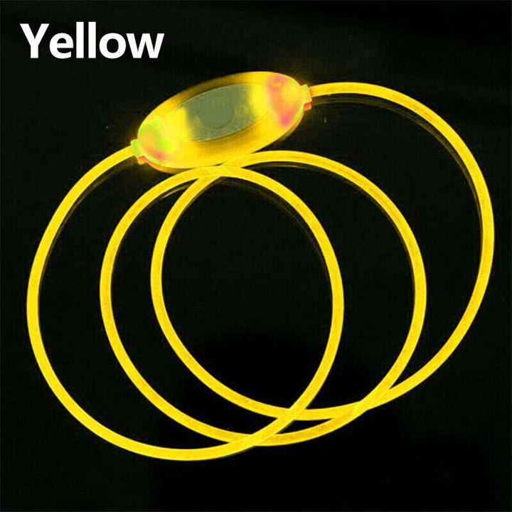 Light Up Pet Dog Collar LED Adjustable Night Safety Luminous Flashing Collar-Yellow